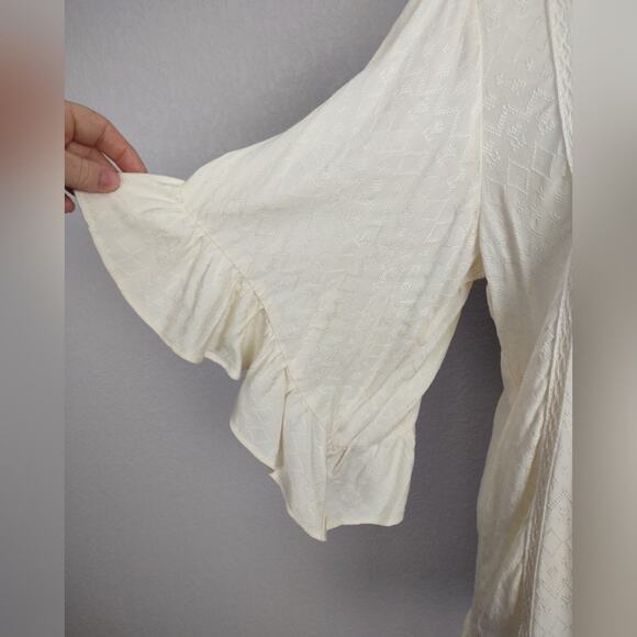 Matilda Jane Believe In You Ruffle Sleeve Boho Tunic Top S - Picture 12 of 16